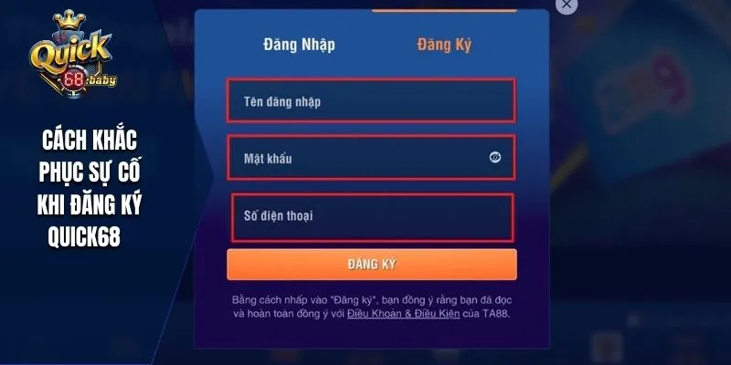 Những lỗi khắc phục khi gặp sự cố