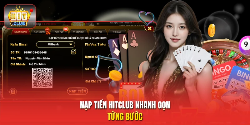 Nạp tiền HitClub nhanh gọn từng bước